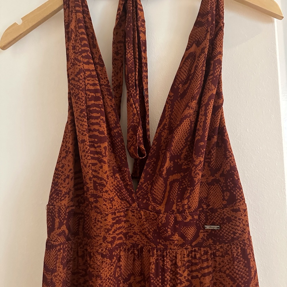 Maaji Deep Halter Top Maxi dress